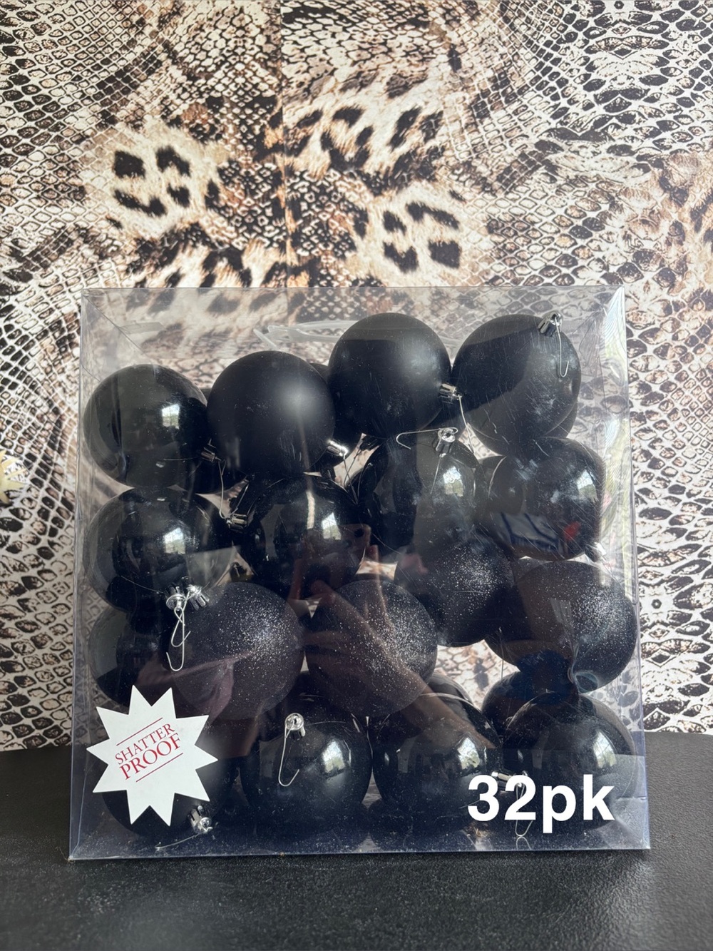 Black Theme Christmas decorations